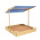 TP Wooden Sandpit with Sun Canopy 1