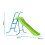 TP 6ft (1.8m) Wavy Slide & Stepset 4