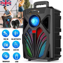 3000W Portable Bluetooth Speaker Sub woofer Heavy Bass Sound System