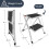 2 Step Folding Stool Ladder Folding Portable DIY 4