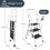 3 Step Folding Ladder with Handrail - Portable DIY 7