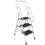3 Step Folding Ladder with Handrail - Portable DIY 8