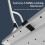 4 Step Folding Ladder with Handrail - Portable DIY 4