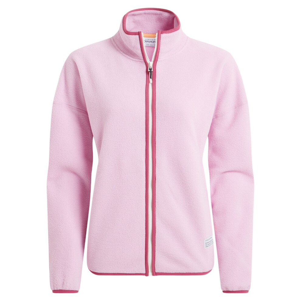 (10 UK, Pink) Craghoppers Womens/Ladies CO2 Renu Technology Full Zip Fleece Jacket