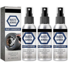(3Pcs) Rust Converter Spray, Spray on Rust Converter, Multifunctional Metal Rust Remover, Car Rust Removal Spray, Iron Powder Remover