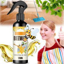 (1pcs) Natural Micro-Molecularized Beeswax Spray, Beeswax Spray Furniture Polish and Cleaner, Crack and Scratch Renovation Care Wax