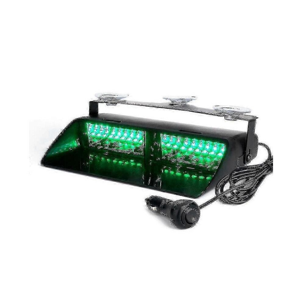 16 Led High Intensity Led Strobe Lights, 9 Flashing Modes Law Enforcement Emergency Hazard Warning Vehicle Safety Lights For Interior Green 5004229049265