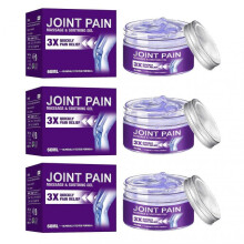 (3pcs) 3X Quickly Pain Relief Massage Gel, Joint Pain Purple Gel, Soothing Relief for Joint Discomfort Throughout The Body