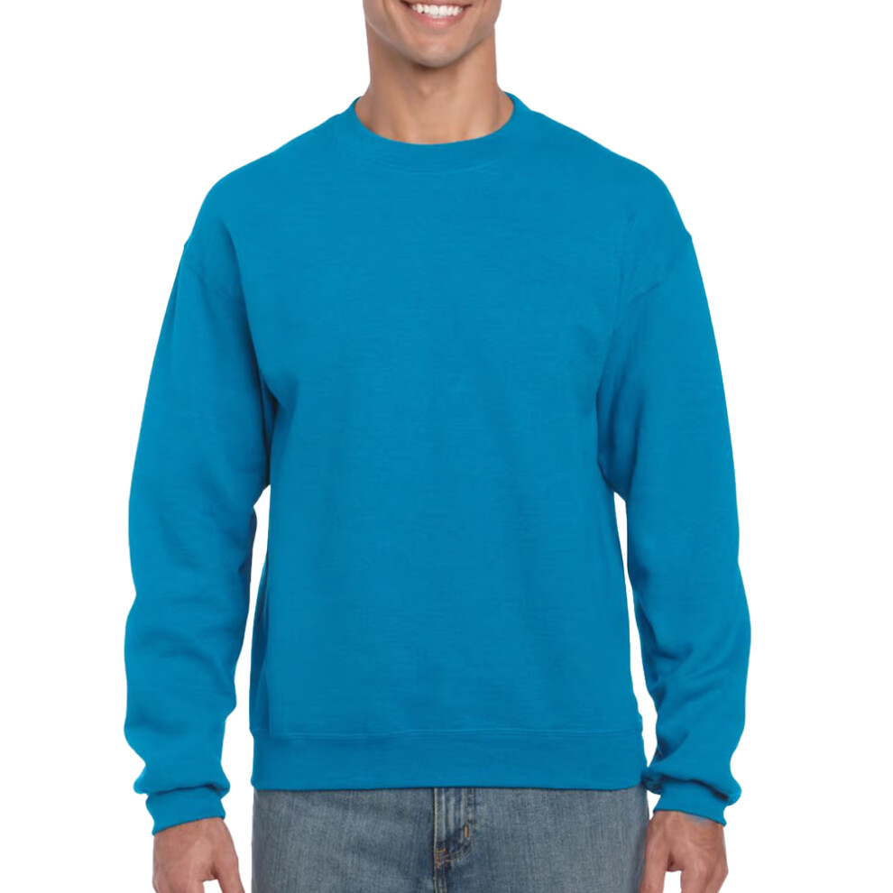 (XL, Antique Sapphire) Gildan Mens Heavy Blend Sweatshirt