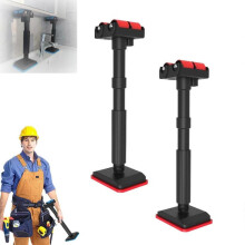 (Red) Labor-Saving Lifting Bracket, Bed Frame Support Legs, Telescopic Cabinet Lift for Wall Tiles & Furniture Height Adjustment