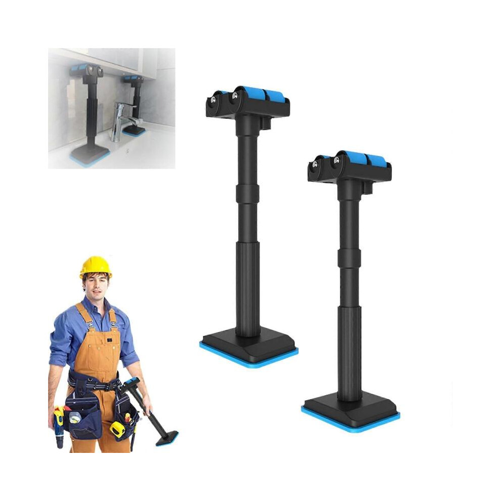 (Blue) Labor-Saving Lifting Bracket, Bed Frame Support Legs, Telescopic Cabinet Lift For Wall Tiles & Furniture Height Adjustment 5004229049791