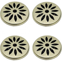 4-pack Muggenspiralenhouder, Muggenwierookbrander met deksel voor buiten, wandelen en vissen