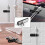 Cable Clip Organizer [5-PACK] Management Mini Cable Tidy Holders Adhesive Cable Clip Holders 4