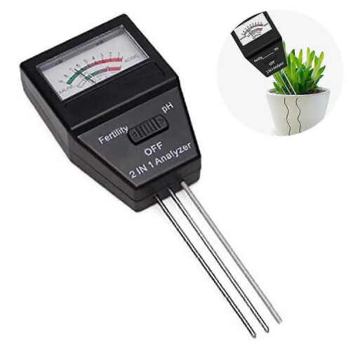 Soil Ph & Fertility Analyzer, Soil Test Kit for Ph, Soil Testing Kit