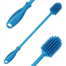 Silicone Bottle Cleaning Brush with Long Handle 31cm/12.5"  for Baby Bottles Hydro Flask Glassware Perfect  Smaller 1PC