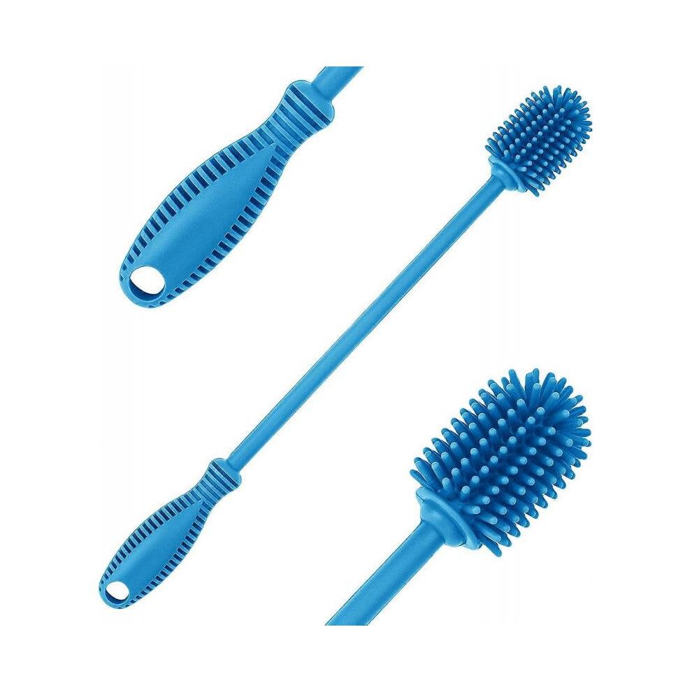 Silicone Bottle Cleaning Brush with Long Handle 31cm/12.5"  for Baby Bottles Hydro Flask Glassware Perfect  Smaller 1PC