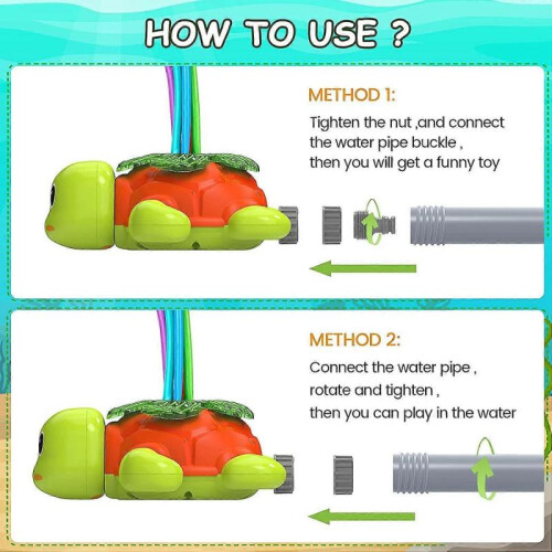 Turtle Children's Sprinkler Toy 1
