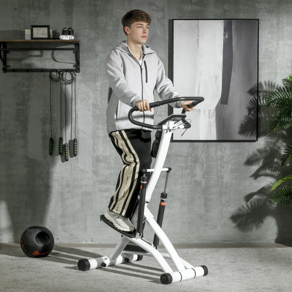 Sportnow Unisex Multi Stepper Machine With 12-Level Hydraulic Resistance, Lcd Monitor - Image 5