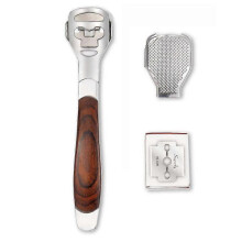 Foot Care Pedicure Callus Shaver Hard Wood Handle 10 Blades