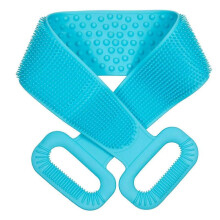 Extra Long 90cm/36inch Silicone Back Scrubber for Shower, Double Sided Bath Body Scrubber, Deep Clean Exfoliating Improve Back Acne