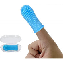 Dog Finger Toothbrush, Puppy Toothbrush Nontoxic Silicone Cat Teeth Cleaner for Pet Teeth