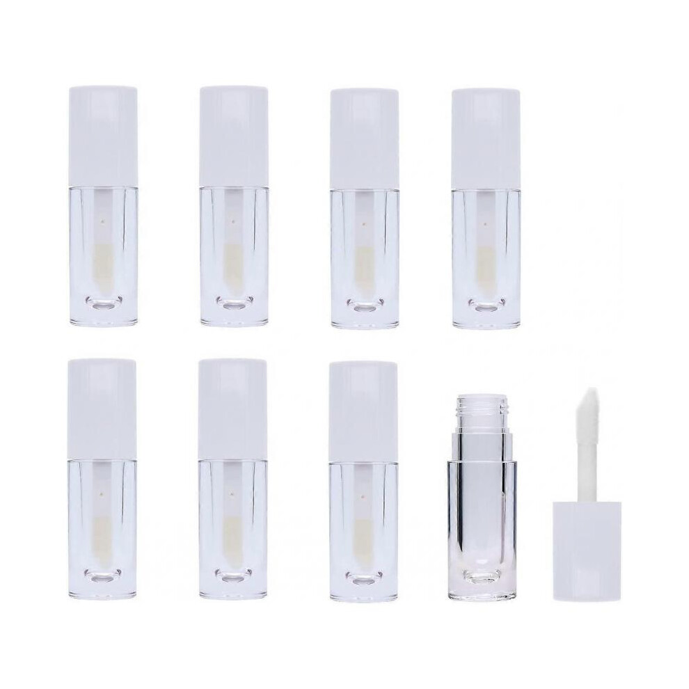 8-Pack Lip Gloss Tube with Empty Stick, 6.5ml Refillable Lip Gloss Bottle Mini Lipstick Bottle