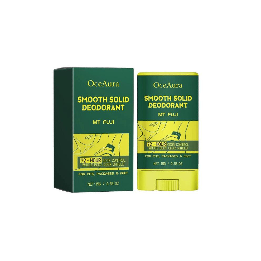 OceAura Men's Deodorizing Stick for Body, Armpit, Fox Odor, Sweating, Anti Sweating, Deodorizing, Refreshing Fragrance, Body Deodorizing Stick