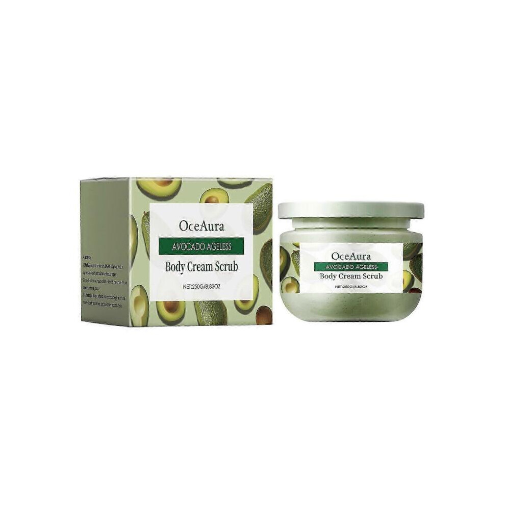 OceAura Avocado Body Scrub Body Clean Exfoliating Dead Skin Q10 Moisturizing And Hydrating Soft Skin