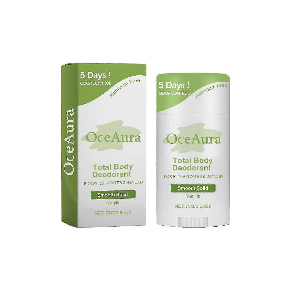 Oceaura Vanilla Body Care Stick Summer Sports Armpit Refreshing Smear Care Stick