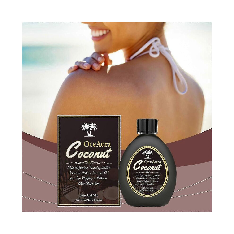 Black/Bronze Oceaura Coconut Lotion Body Lotion Wheat Skin Care Moisturizing Lotion