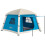Outsunny (Blue) Outsunny Inflatable Camping Tent, Easy Setup 2 Man Tent 9
