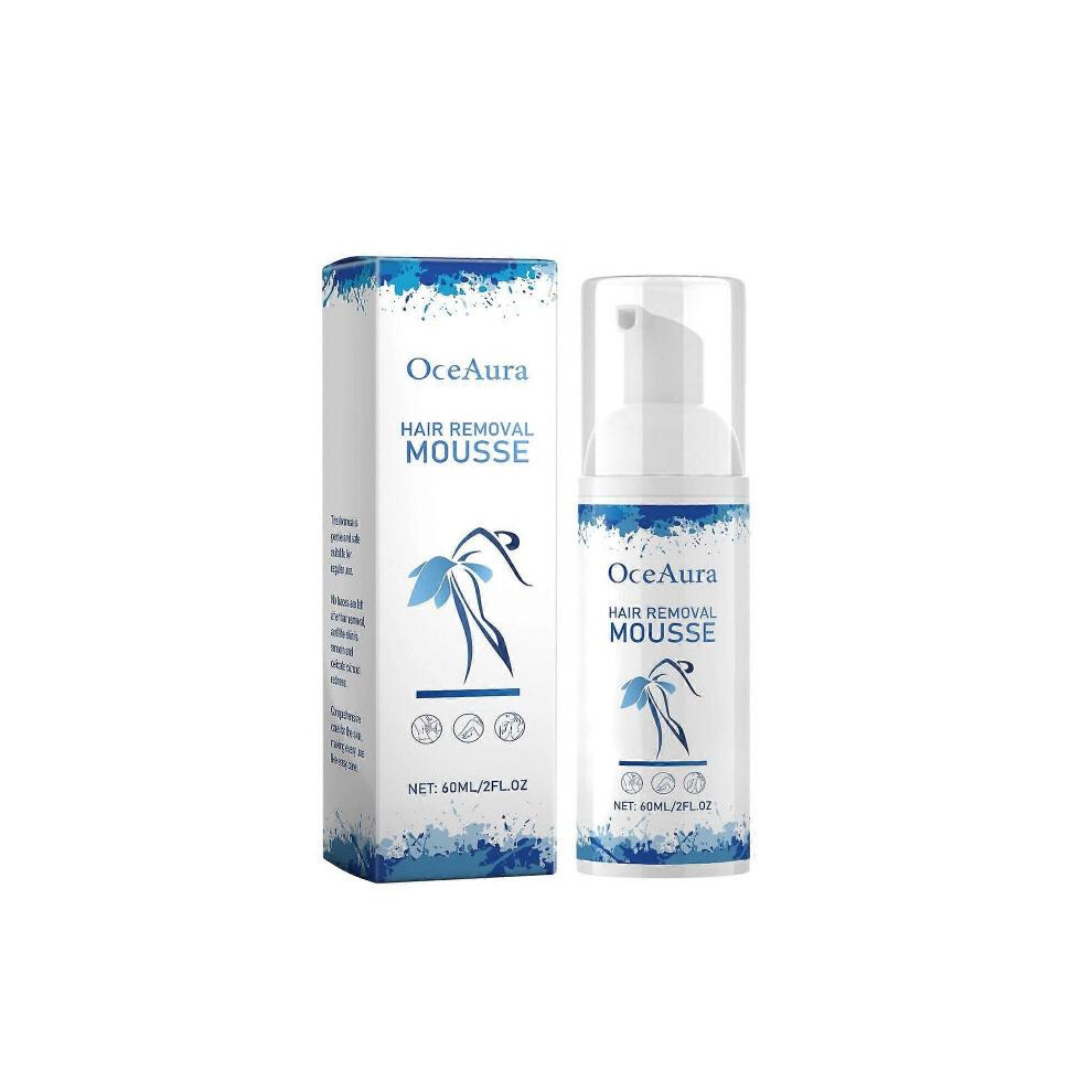 Oceaura Hair Removal Foam Mousse Gentle Moisturizing Smooth Delicate Skin Whole Body Armpit Hand Hair Leg Hair