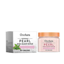 OceAura Mint Pearl Scrub Moisturizing Body Scrub Smooth Skin Cleansing Moisturizing Moisturizing Cream