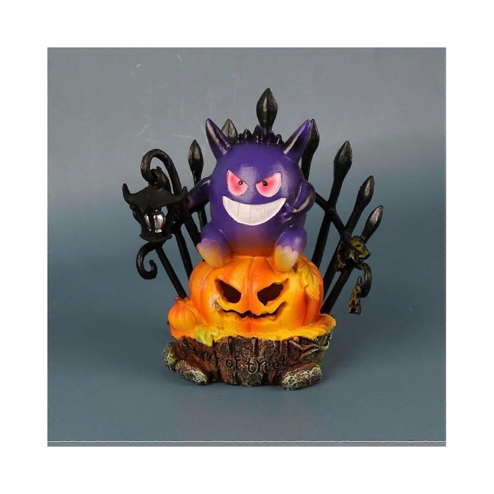 Halloween Decorations for Home Halloween Pumpkin Gengar-king Light Pokemon,figure Decorations Resin Ornaments-image-OPC-PH7VT52-NEW