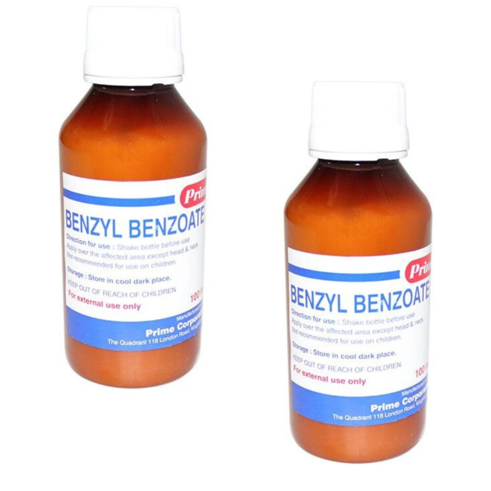 (PACK OF 2) Prime Benzyl Benzonate Lotion For Moisturizing Your Skin 100 mL