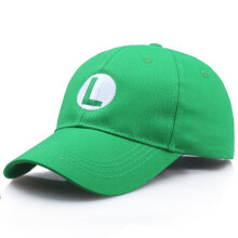 (Green)Chic Luigi Super Mario Bros Cosplay Volwassenen Maat Hoed Cap Baseball Hoeden Kostuum