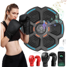 Smart Music Boxing Machine with Gloves and LED Wall Mount