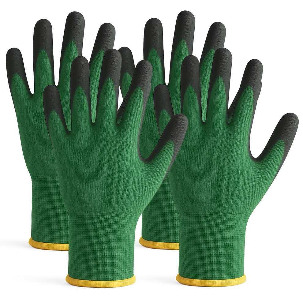 Unisex Gardening Gloves Durable Garden Work Gloves Men Women Heavy-Duty Grip (2PK)