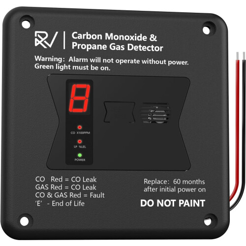 RV Carbon Monoxide & Propane Detector