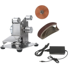 Electric Sander Portable Machine Sanding Belt Sander Edges Sander Machine Belt Grinder (Color: Set 3, Size: 0)