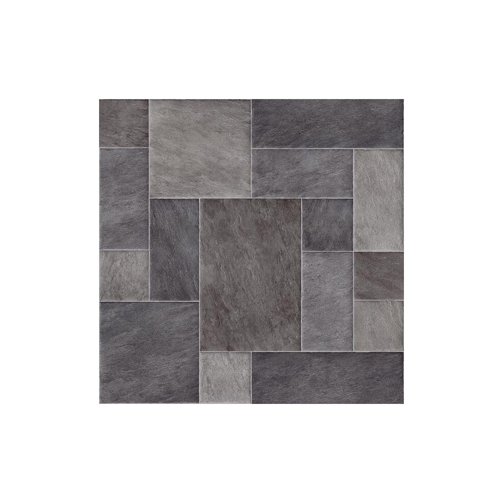 (5M(16'4") X 2M(6'6")-10Mâ², Pollard) Stone Effect Vinyl Flooring For Bathroom, Livingroom 9508637854481