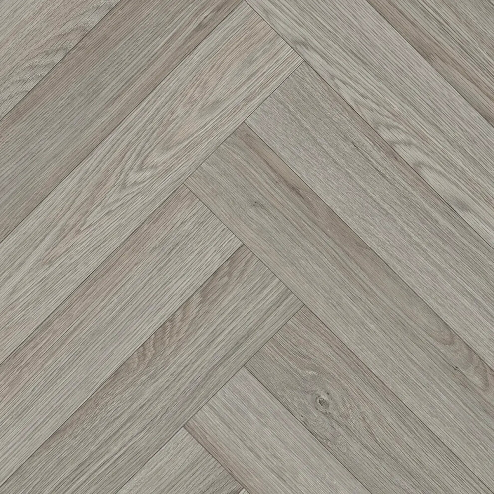 (4M(13'1") X 2M(6'6")-8Mâ², Russet) Herringbone Effect Vinyl Flooring For Bathroom, Livingroom 9501389289419