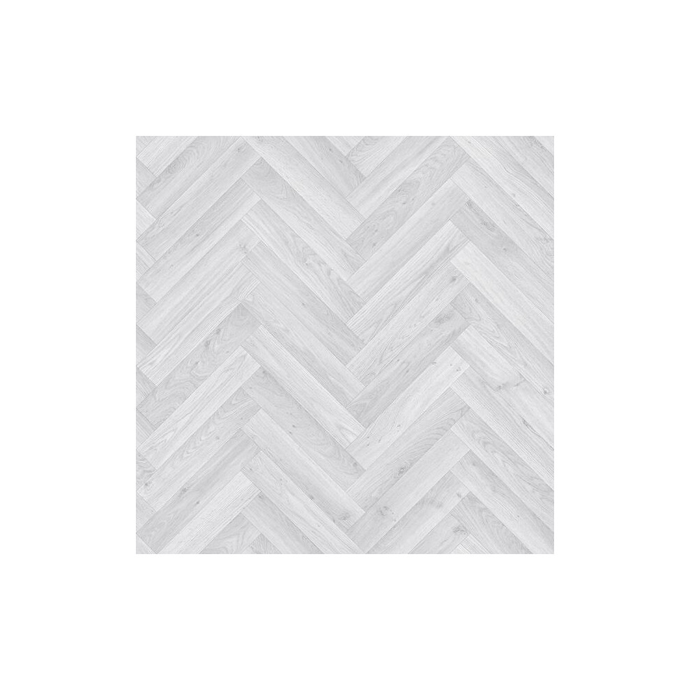 (3M(9'9") X 4M(13'1")-12Mâ², Arc) Herringbone Effect Vinyl Flooring For Bathroom, Livingroom 9509296662240