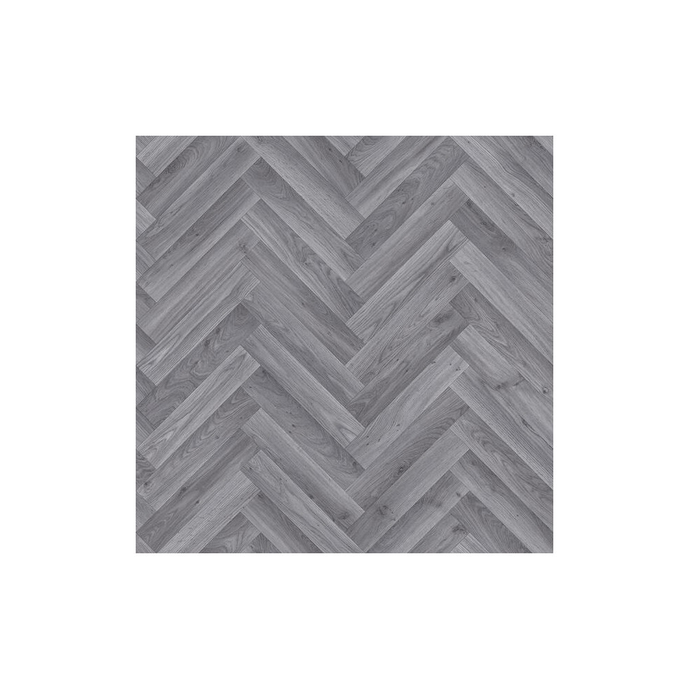(3M(9'9") X 3M(9'9")-9Mâ², Capella) Herringbone Effect Vinyl Flooring For Bathroom, Livingroom 9509389478918