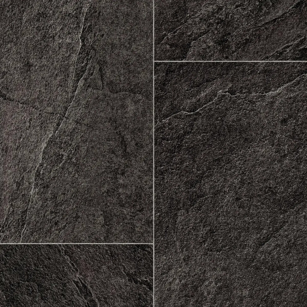 (6M(19'8") X 2M(6'6")-12Mâ², Oxford) Stone Effect Vinyl Flooring For Bathroom, Livingroom 9506899337278