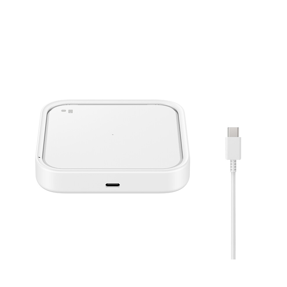 ( With Cable) Samsung Fast Wireless Charger 15W Qi Pad Galaxy Z Fold Flip 3 4 S23 S22 S21 Ultra White 9319708983302