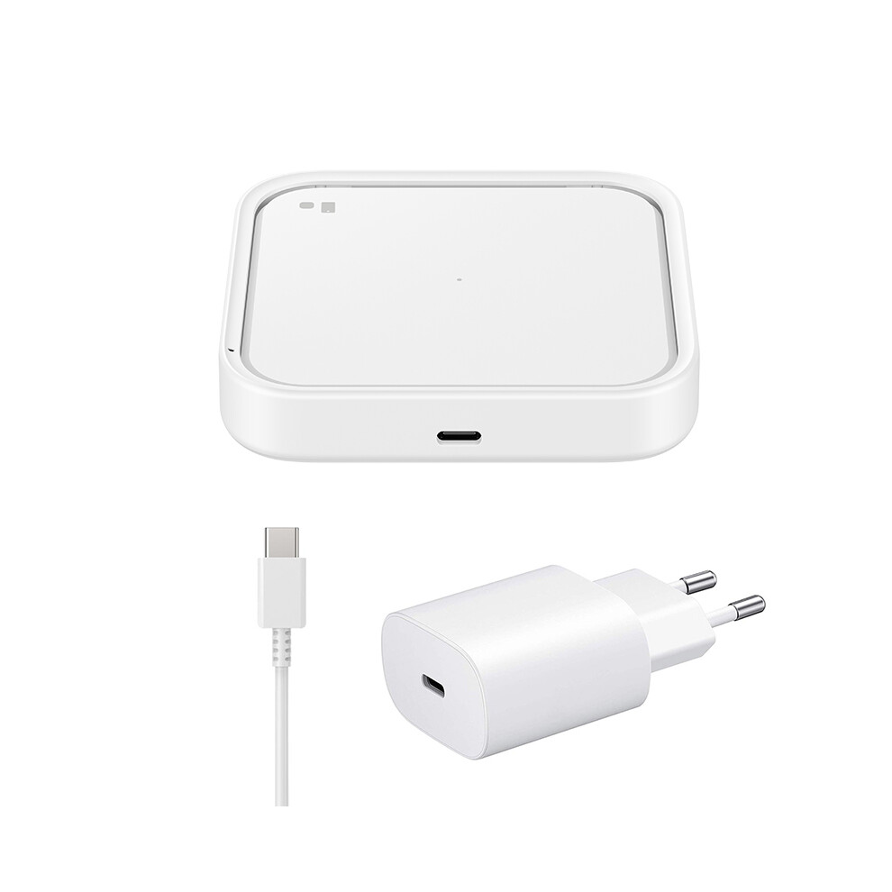 ( With Eu Charger)Samsung Fast Wireless Charger 15W Qi Pad Galaxy Z Fold Flip 3 4 S23 S22 S21 White 9319708983333