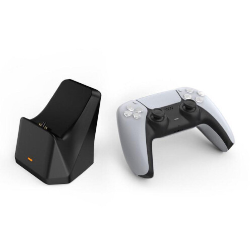 (Zwart) Draadloze controller USB2.0 Type-C oplaadstation snellader voor PS5 gamecontroller enkel 2