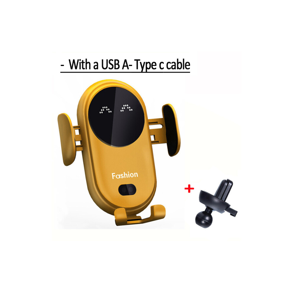 ( Standard) 15W Car Charger Car Phone Holder Iphone 13 12Pro Max 11 11Pro X Xr Xsmax 8 7 Plus Yellow 9319708987669