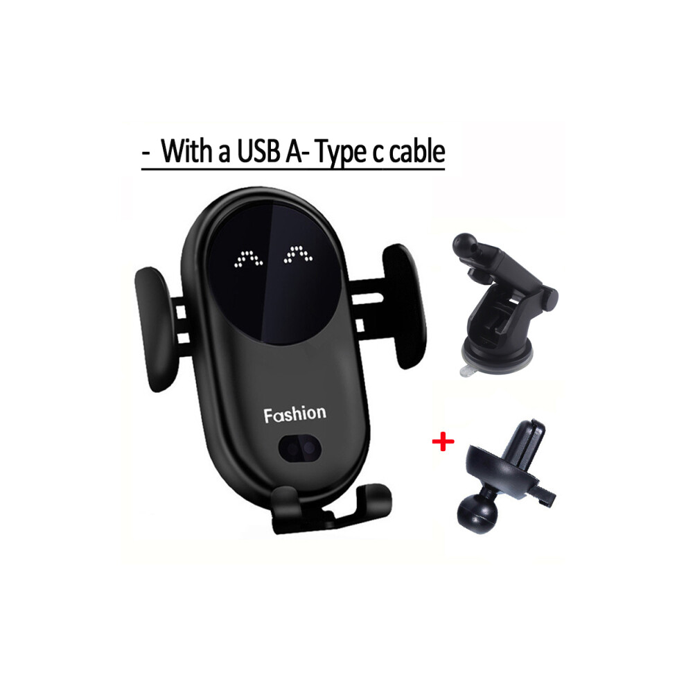 ( Sucker) 15W Wireless Car Charger Car Phone Holder Iphone 13 12Pro Max 11 11Pro X Xr Xsmax 8 Black 9319708987713